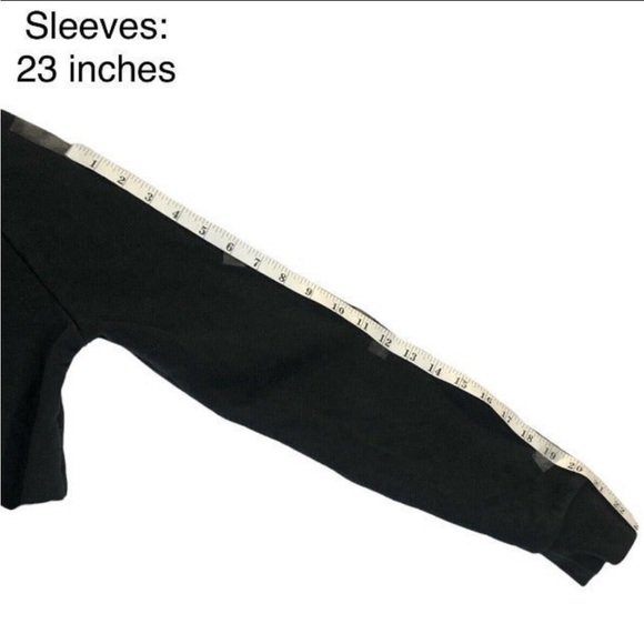 Adidas Est. 1949 Herzogenaurach Sweatshirt Crew Neck Pullover Women Black Small - Picture 10 of 11